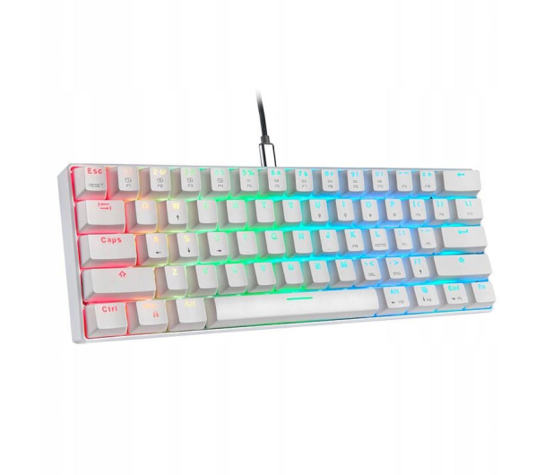 Motospeed CK61 RGB (Blue) - biała CK61 whiteblue - 1147225 - zdjęcie 3